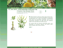 Tablet Screenshot of ambrosia.de