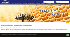 Desktop Screenshot of ambrosia.eu