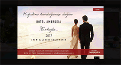 Desktop Screenshot of ambrosia.com.tr
